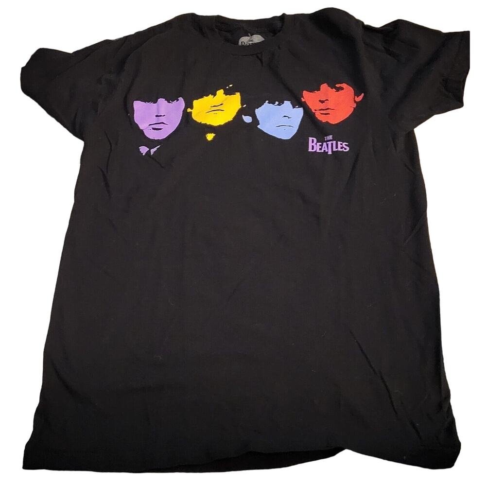 Beatles 2009 Men's Black Short Sleeve Shirt Size M